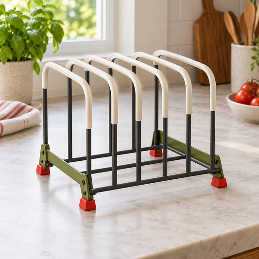 Pizza Pan Divider Storage Rack — product view