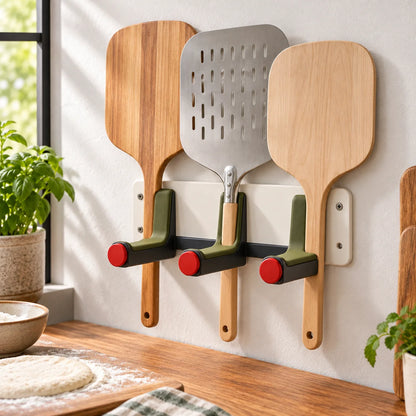 Pizza Peel Wall Storage Rack — function
