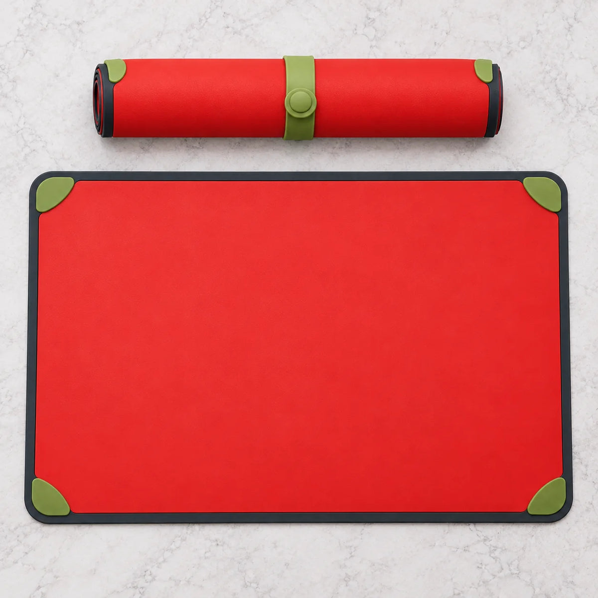 Silicone Pizza Dough Prep Mat — package contents
