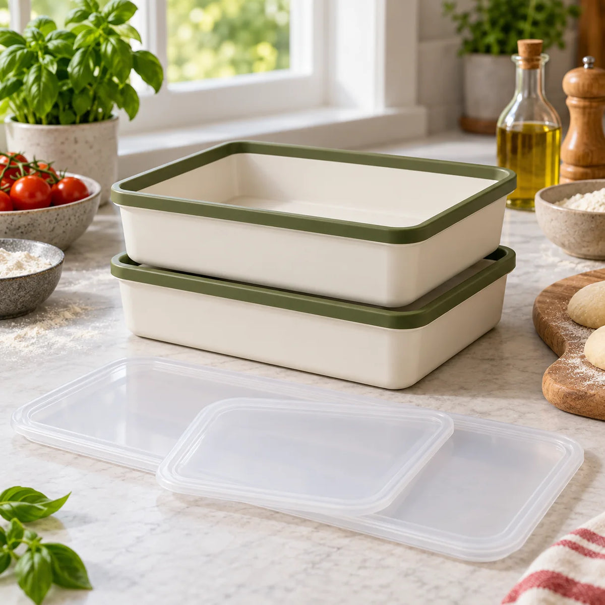 Stackable Pizza Dough Proofing Box — product view